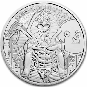 Moneda de plata pura Ra Egyptian Gods 2023 de 1 oz Sierra Leona - Imagen 1 de 2