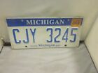 MICHIGAN LICENSE PLATE # CJY 3245  2015 EXPIRED OVER 3 YEARS