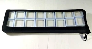 Estuche de almacenamiento de exhibición de diamantes de piedras preciosas bolsa joyería 16 caja de plástico con tapa - Imagen 1 de 5