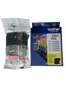 Brother LC205Y XXL Innobella Super High-Yield Ink Yellow OEM Genuine - Picture 1 of 3