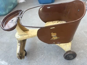 Vintage Metal Doll Stroller - 20’s-30’s  Turner Made In The USA - Picture 1 of 10