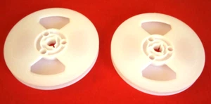 (2) *NEW* SUPER 8 200' PLASTIC FILM REELS (WHITE) - Picture 1 of 1