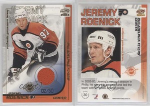 2003-04 Pacific Authentic Game-Worn Jerseys Gold /50 Jeremy Roenick #30