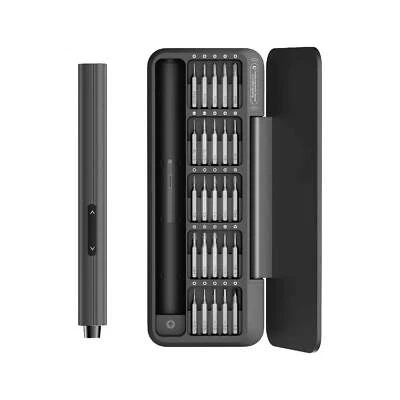 Hoto Mini Electric Screwdriver 25 S2-Steel Precision Bits Storage Case USB C