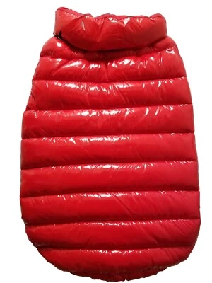 Chaqueta Isaac Mizrahi New York Puffer Perro PEQUEÑA Rojo Brillante Foto 1 de 4