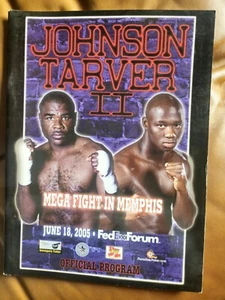 GLENCOFFE JOHNSON VS ANTONIO TARVER II OFFIZIELLES KAMPFPROGRAMM  - Bild 1 von 1