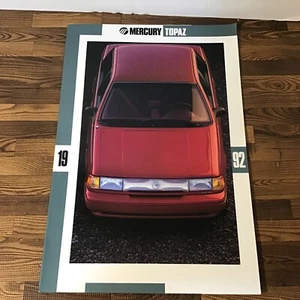 Mercury Topaz 1992 enorme folleto de ventas original nuevo 10-1/2" X 16 - Imagen 1 de 6