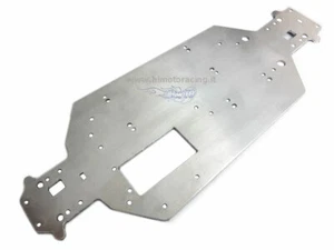 04001A TELAIO INFERIORE METALLO x BUGGY OFF ROAD ELETTRICO 1:10 CHASSIS HIMOTO - Foto 1 di 1