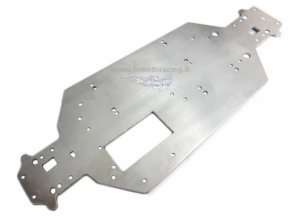 04001A TELAIO INFERIORE METALLO x BUGGY OFF ROAD ELETTRICO 1:10 CHASSIS HIMOTO  - Immagine 1 di 1