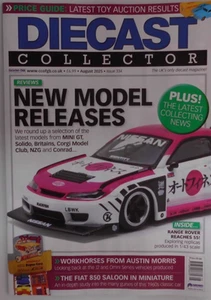 Diecast Collector magazine August 2025 New models from Mini GT, Solido, Corgi - Picture 1 of 1