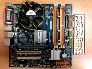 GIGABYTE GA-Q35M-S2 LGA775 DDR2  M/B + CPU E7300 - Bild 1 von 3