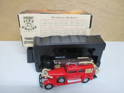 MATCHBOX Models of Yesteryear: Fire Engine YFE03 Cadillac Fire Wagon in OVP - Bild 1 von 2