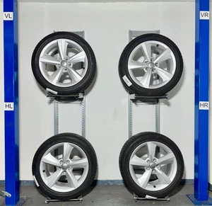 8XA601025E A1 8X Hankook Ganzjahresräder 16zoll Original Audi S-Line Felgen 6mm - Bild 1 von 9