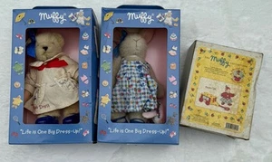 MUFFY VANDERBEAR AUTÓGRAFO HOPPY PRIMAVERA SALIDA CONJUNTO DE VESTIR TRAJES CARRITO DE MANZANA - Imagen 1 de 15