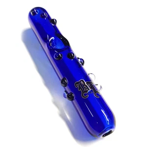 Black Leaf Kawumm Glaspfeife Tabakpfeife Blau 16 cm - Bild 1 von 4