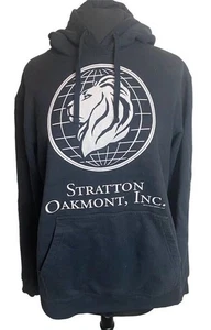 Stratton Oakmont Pullover Hoodie Black Size L “Wolf Of Wall Street” 1652 - Picture 1 of 6