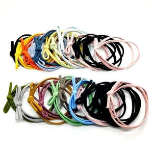 24 Pieces Candy Color Hair Ties Braided Hair Bands Elastic Hair Ties Ropes Br... - Picture 1 of 8