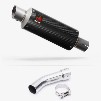 Escape Lextek de acero inoxidable deslizable 240 mm para Yamaha FZ8 Fazer 10-16 Foto 1 de 4