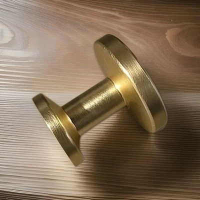 Perillas redondas de gabinete de oro cepillado Asidrama #3835 Foto 1 de 4