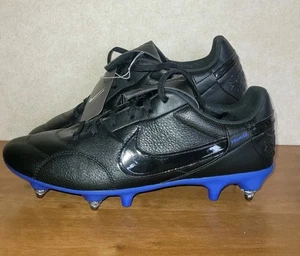  Nike Premier III Size 7 Mens 3 FG Leather Soccer Cleats Black Blue AT5889-007 - Picture 1 of 19