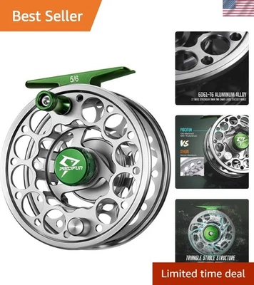 CNC-Machined Fly Fishing Reel - 4 Weight to 10 Weight, Ambidextrous - Image 1 of 4