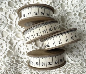 Fabric Ruler Ribbon, Measurement Tape Ribbon 1m - Picture 1 of 3