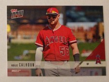 2018 Topps Now Road to Opening Day ANGELS - KOLE CALHOUN #OD-173 (PR 1854)