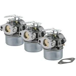 3PCS Carburetor Fit for Tecumseh 5HP MTD HSSK55 HSSK50 640084A 640084B 632107 - Picture 1 of 17