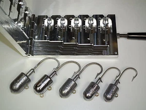 Saltwater Bullet Jig mold 8,10,12,14,16oz CNC Aluminum - Picture 1 of 6