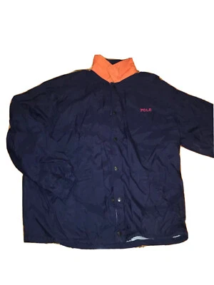 Vintage Ralph Lauren Polo Sport Jacket 1992 Stadium P-wing spellout cotton lined - Image 1 of 4