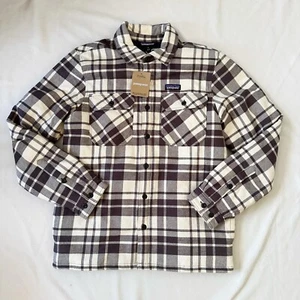 NEW Patagonia Men’s Insulated Midweight Fjord Flannel Jacket Shacket Size M - Picture 1 of 12