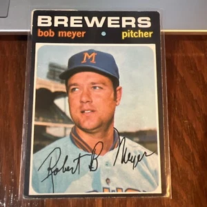 Bob Meyer 1971 O-Pee-Chee #456 Milwaukee Brewers VG-EX Range Vintage - Picture 1 of 6