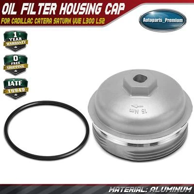 Tapa de cubierta de la carcasa del filtro de aceite del motor para Cadillac Catera Saturn Vue L300 LS2 LW2 Foto 1 de 4