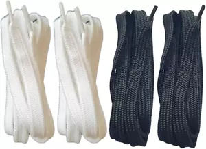 4 Pcs 55" Flat Hoodie Drawstring Cords Replacement for Sweat Pants String, Short - Picture 1 of 12