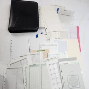 230 pagine varie planner carta ricarica moduli note Franklin Covey Classic Day Timer - Foto 1 di 18