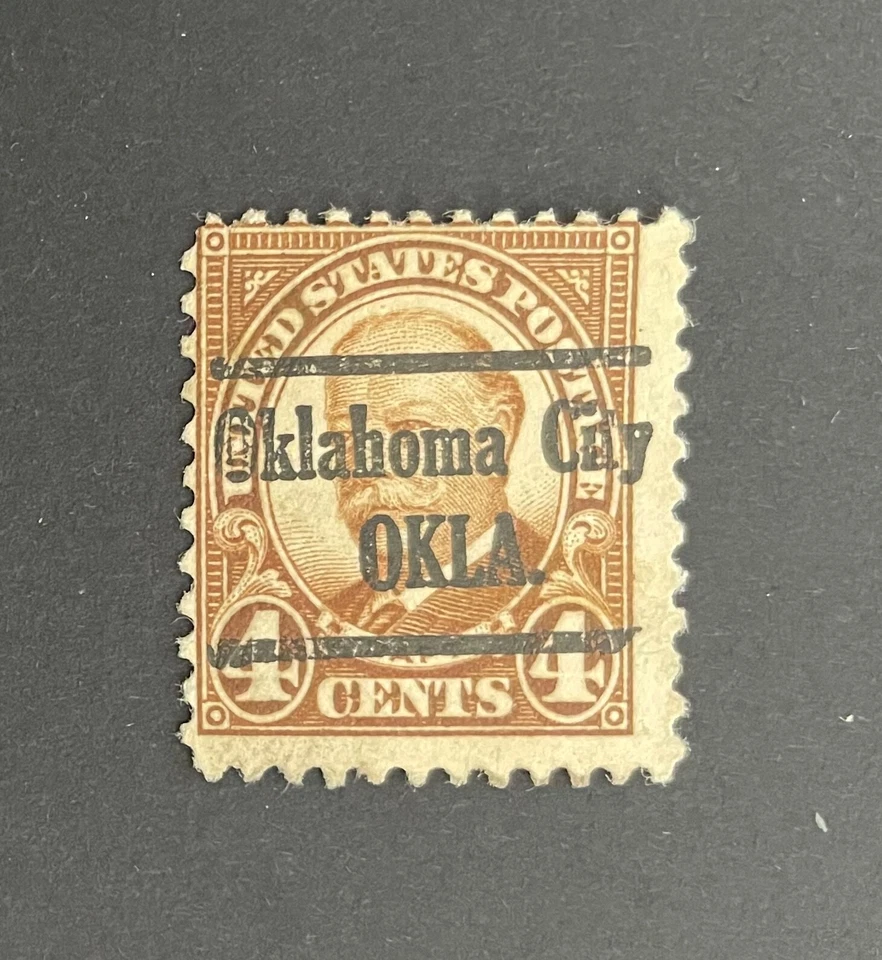 Oklahoma City, Oklahoma Type 228 Precancel - 4 cents Taft - U.S. #685 - OK - Image 1 of 1