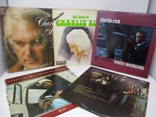 Lot of 5 Country LP Wholesale Charlie Rich Hank Thompson
