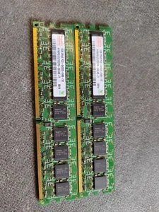 1 GB DDR2-RAM 240-pin 2Rx8 PC2-6400U non-ECC   'Hynix HYMP512U64CP8-S6 AB-T' - Foto 1 di 3
