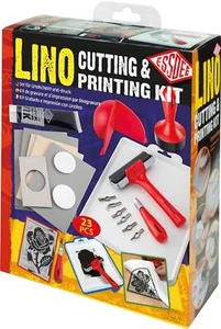 L5PKR1 Lino-Schneid- und Druckset 23 Stück - Bild 1 von 7
