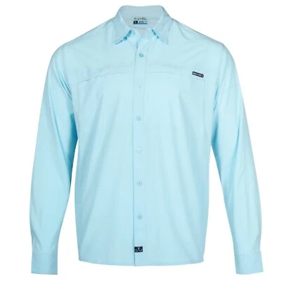 Salt Life Momentum Ultra Lite Performance UPF 30 Protection Sky M Live Salty - Image 1 of 4