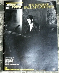 Songs of Paul McCartney EZ Play Today 118 1979 Orgel Klavier Keyboard BEATLES RARE - Bild 1 von 6
