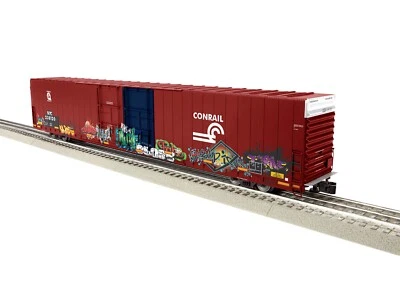 LIONEL CONRAIL (GRAFFITI) 86’ HI CUBE AUTO PARTS BOX CAR 2226400! O SCALE HIGH - Image 1 of 2
