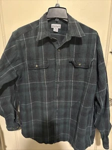 Carhartt Heavyweight Flannel Shirt Mens X Large Loose Fit Hunter Green S216HTG - Picture 1 of 10