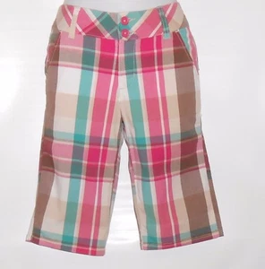 Limited Too Slim Girls Plaid Stretch Shorts Pink Combo Size 14S NWT - Picture 1 of 1