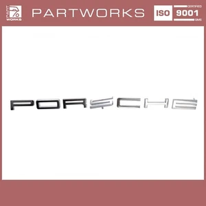 Lettering ORIGINAL PORSCHE 911 F 912 to -'69 "Porsche" CHROME - Picture 1 of 7