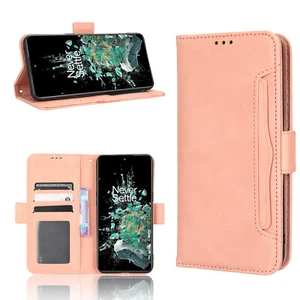 For OnePlus 10T 5G Retro Flip Leather Card Holder Wallet Case + Screen Protector - Picture 1 of 28