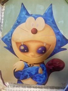 RYOL (aka Ryo Laksamana) "Doraemon On Felix Silhouette" Print Signed #ed /175๐ฅ - Picture 1 of 8