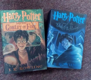 Harry Potter...2 Books! Goblet of Fire/Order of the Phoenix 1st Editions! - Picture 1 of 1