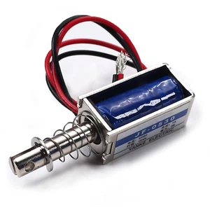 DC 6V Pull Push Type Open Frame Solenoid Electromagnet Linear Motion,1A 1.8W JF- - Picture 1 of 7