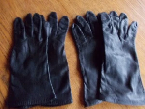 2 Paar Damen Leder Handschuhe sehr weiches Leder ca. 7,5 - Bild 1 von 5